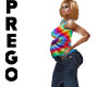 Tie Dye and Jeans Prego