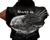 Black Raven Biker Vest