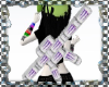 WHITE MONSTER BACK BLING