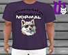 Not Normal Tee M purple