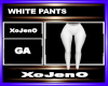 WHITE PANTS