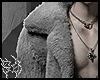 5C WHITE FUR COAT