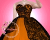 D pumpkin bat gown