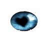 pupila corazon azules