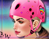 Pink Roller Derby Helmet