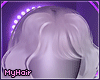hazel white + bangs