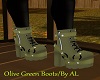 AL/F  Olive Green Boots