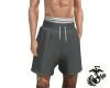 Grey Gym Shorts w/ tatt