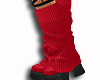 Red  Sock + Heels