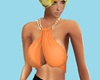 Chloe Summer Top Orange