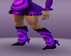cool purple heel boots