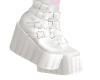 ! White Gothic Boots