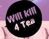 Tea Goth Head Sign