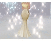 Lace Long Gold Dress