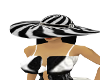 sexy zebra print hat