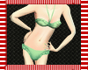 Green sweet bikinis