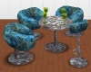 Crystal Blue Dance Table
