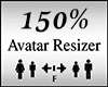 AVATAR RESIZER 150%
