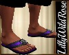 LWR}Beach Sandals Purple