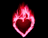Red Flame Heart