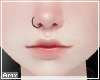 ♦ Nose piercing