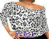 PBF*White Leopard Top