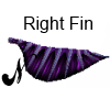 Right Arm Fin Purple