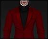Turtleneck Suit Red