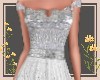 Silver dress gown