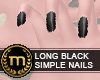 SIB - Long Black Nails