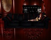 Black N Red Sofa