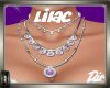 Lilac Necklace Silver