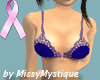 Myst Blue Bra with Lace