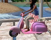 Kids girls motor scooter