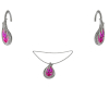 Andy Fushia Jewelry Set