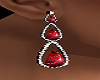 Fancy Earrings - Red