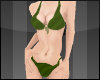 Green Striped Bikini