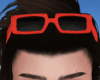 N. Red Head Glasses M