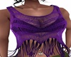 Purple Tee/ Black Bra