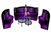 purple sofa set