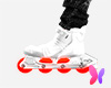 M white red roller