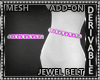 MidWaist Jewel Belt Mesh