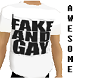 RayWJ - fake & gay tee