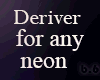 DRV -  neon sign