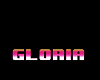 Gloria Name Sign Shadow