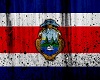 Costa Rica Grunge Flag
