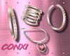 DIAMOND PINK HEART SET