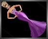 SL Purple Satin Dress