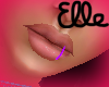 El~ Purple Lip Ring