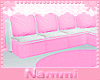 Kids girls pink couch